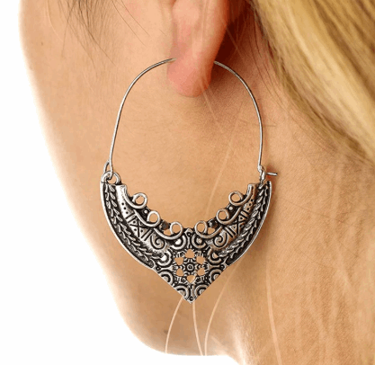 Boucles d'oreilles ethniques bohèmes en 6 styles