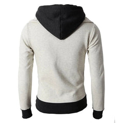 Herren-Sweatshirtjacke mit Reißverschluss und Kapuze in 4 Farben S-XXXL 