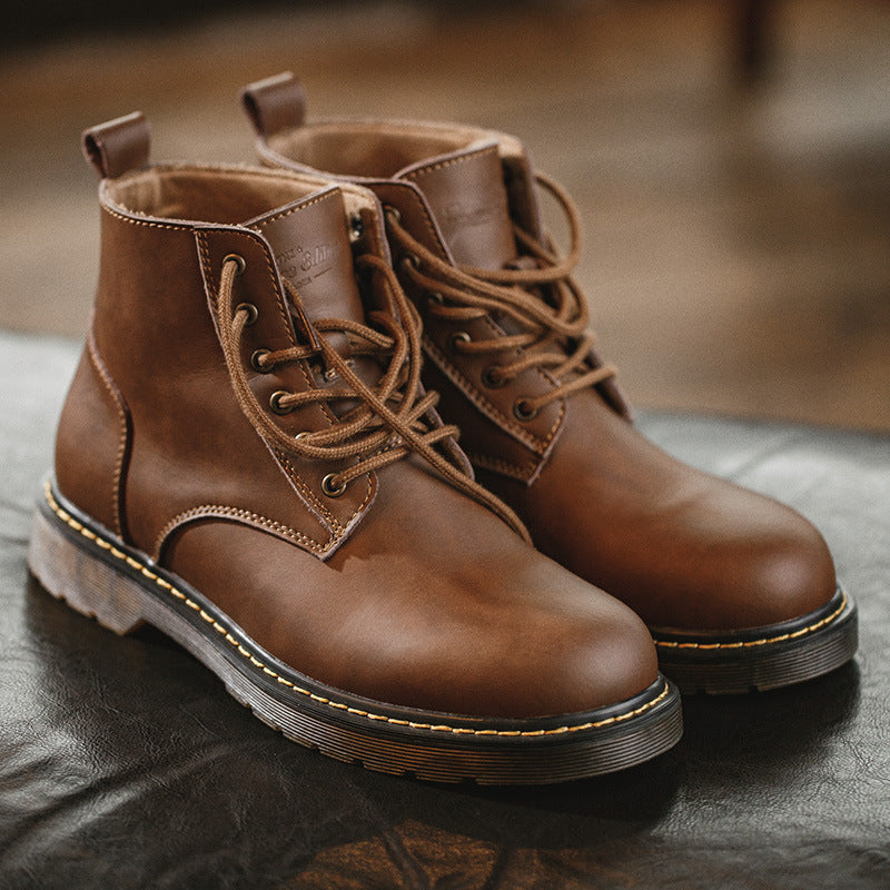 Men's Leather Doc Marten Boots