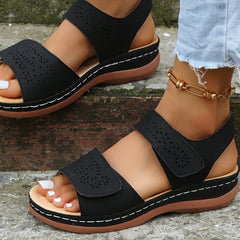 Round Toe Roman Sandals with Ankle Strap in 3 Colors