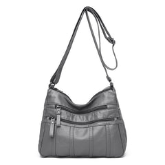 Soft Leather Messenger Bag in 7 Colors