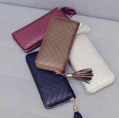 Phone Wallet with Tassel in 4 Colors