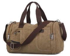 Men's Large-Capacity Canvas Tote in 3 Colors