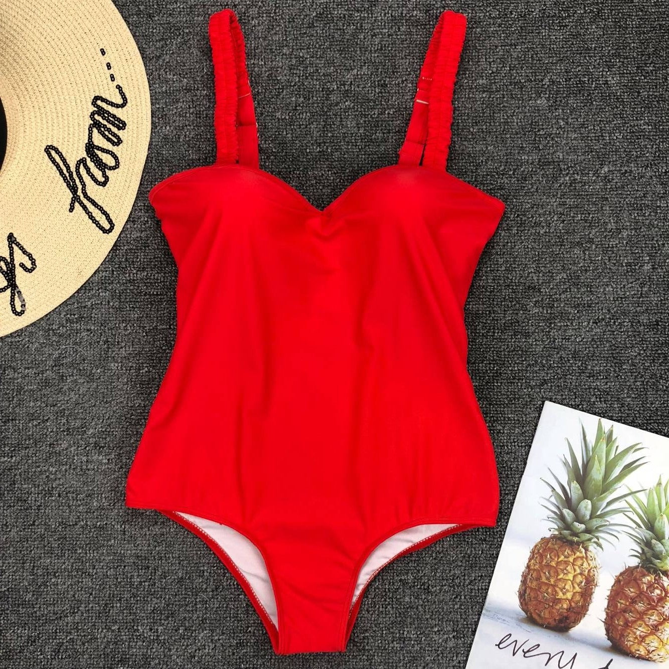 One Piece Swimsuit in 5 Colors S-L