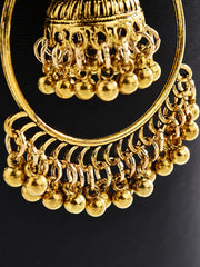 Double Layer Tassel Pendant Earrings