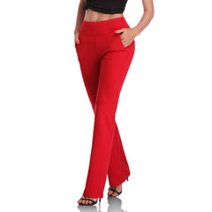 Slim Fit Pants with Pockets