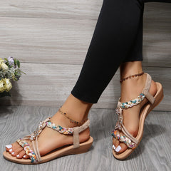 Open Toe Bohemian Sandals in 2 Colors