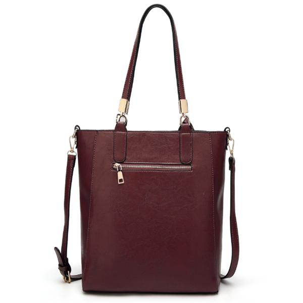 Messenger Bag with Zipper in 4 Colors
