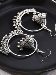 Double Layer Tassel Pendant Earrings