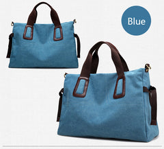 Large Capacity Canvas Hand Shoulder Tote Bag in 5 Colors
