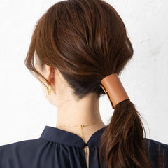 PU Leather Ponytail Hair Accessory in 4 Colors