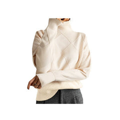 Long Sleeve Knit Turtleneck Sweater in 8 Colors S-XXL