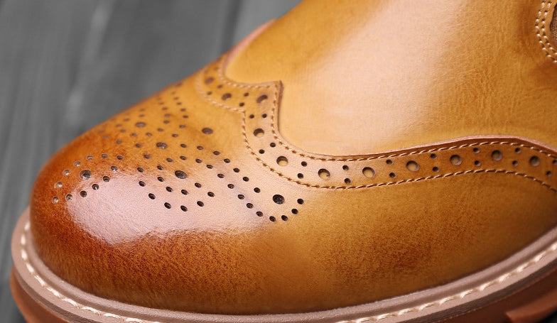 Men's Leather Retro Martin Boots in 2 Colors