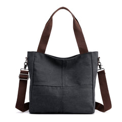 Canvas Crossbody Bag with Adjustable Shoulder Strap
