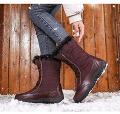 Plush Mid-Calf Snow Boots in 5 Colors