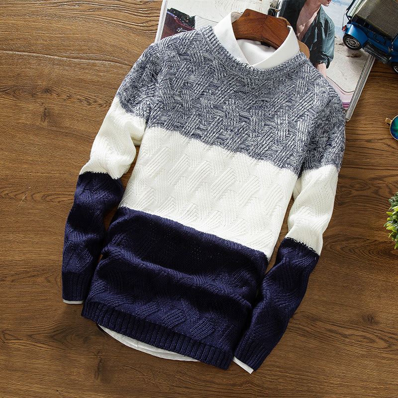 Men's Pullover Round Neck Sweater