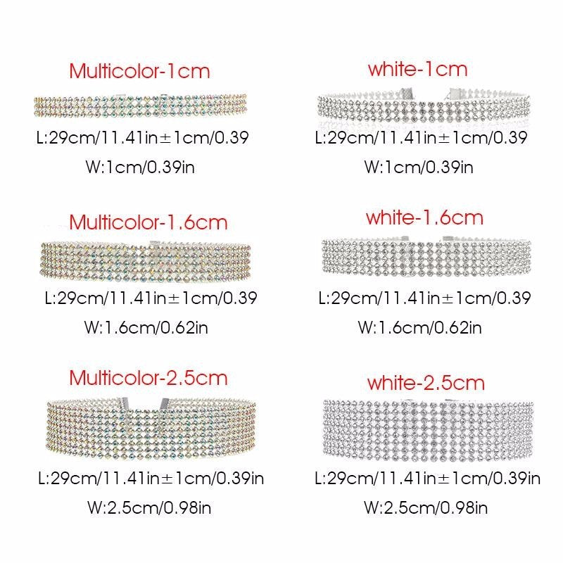 Crystal Rhinestone Choker Necklace