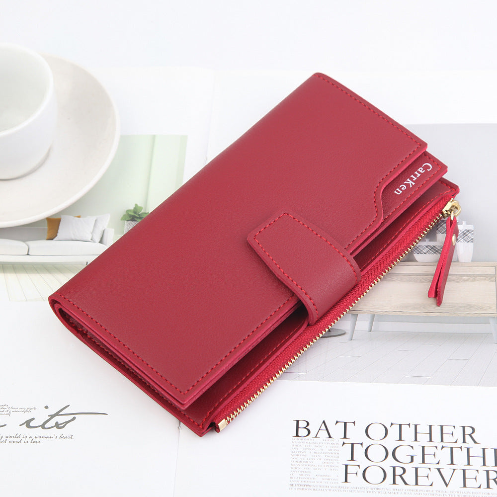 Wallet with Zipper in 6 Colors
