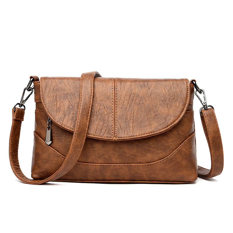 Crossbody Shoulder Bag with Zipper in 4 Colors