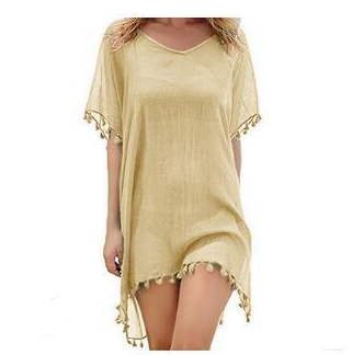 One Size Fringed Beach Cover-Up in 21 Colors