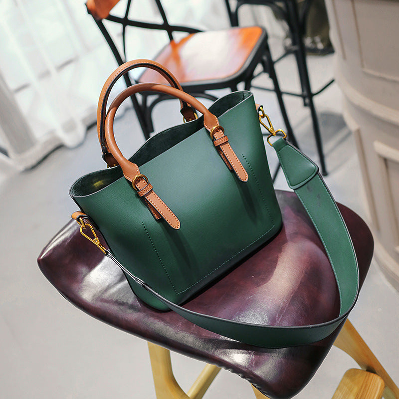 Zippered Messenger Shoulder Bag in 5 Colors