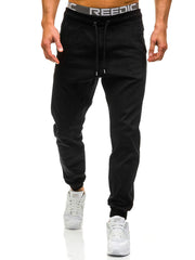 Men's Cotton Joggers with Drawstring and Pockets in 4 Colors M-3XL