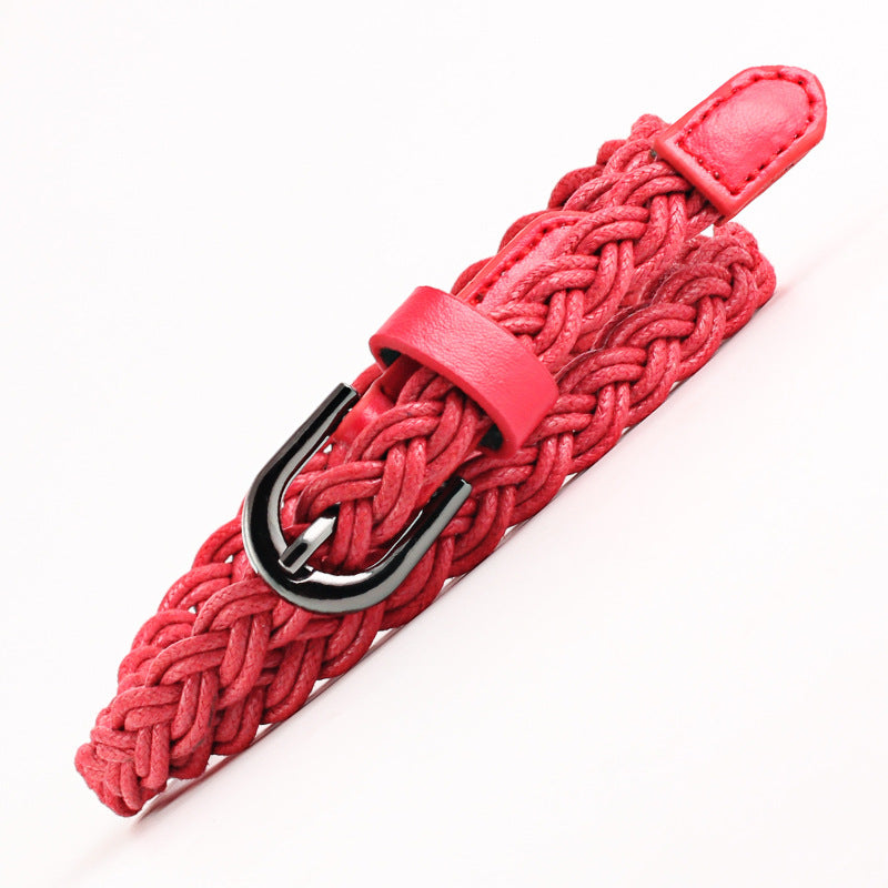 Ceinture tissée en 8 couleurs