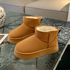 Plush Platform Slippers