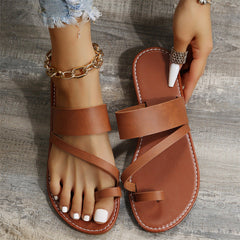 Flat Thong Beach Sandals in 6 Colors