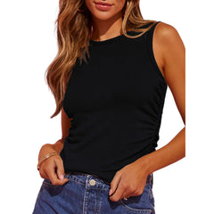 Crew Neck Tank Top in 4 Colors S-XXL