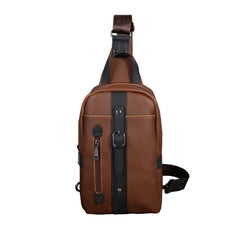 Men's PU Leather Messenger Bag