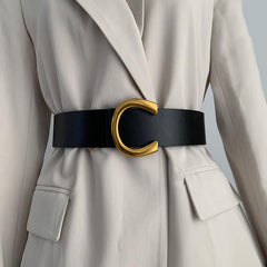 Ceinture avec boucle en 2 couleurs 