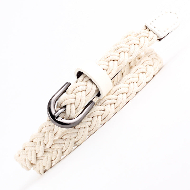 Ceinture tissée en 8 couleurs