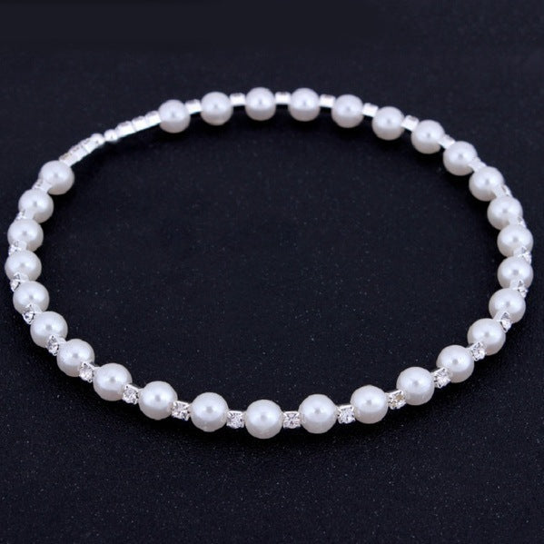 Pearl and Crystal 3-Piece Jewellery Set