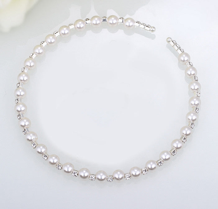Pearl and Crystal 3-Piece Jewellery Set