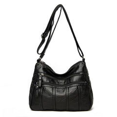 Soft Leather Messenger Bag in 7 Colors