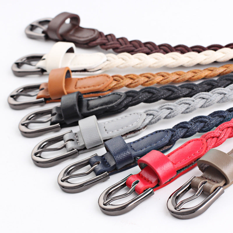 Ceinture tissée en 8 couleurs