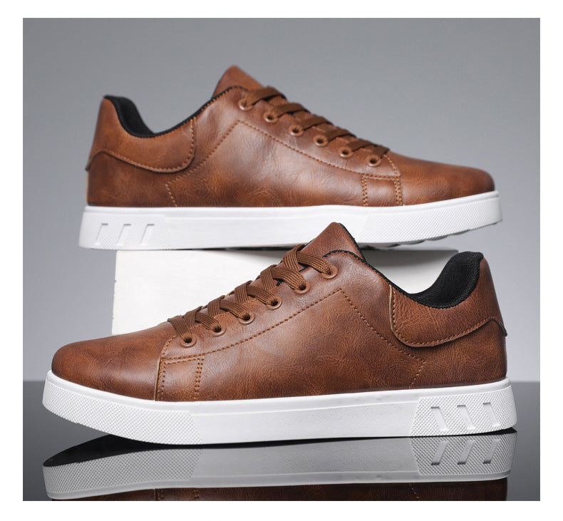 Low Top PU Leather Casual Men's Sneakers