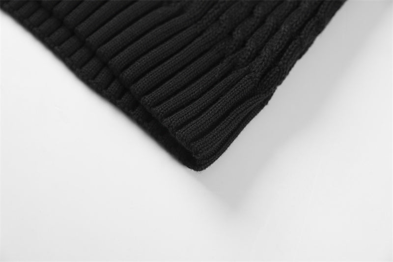 Men's Knit Long Sleeve Colorblock Sweater S-XXL