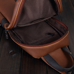 Men's PU Leather Messenger Bag