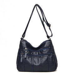 Soft Leather Messenger Bag in 7 Colors