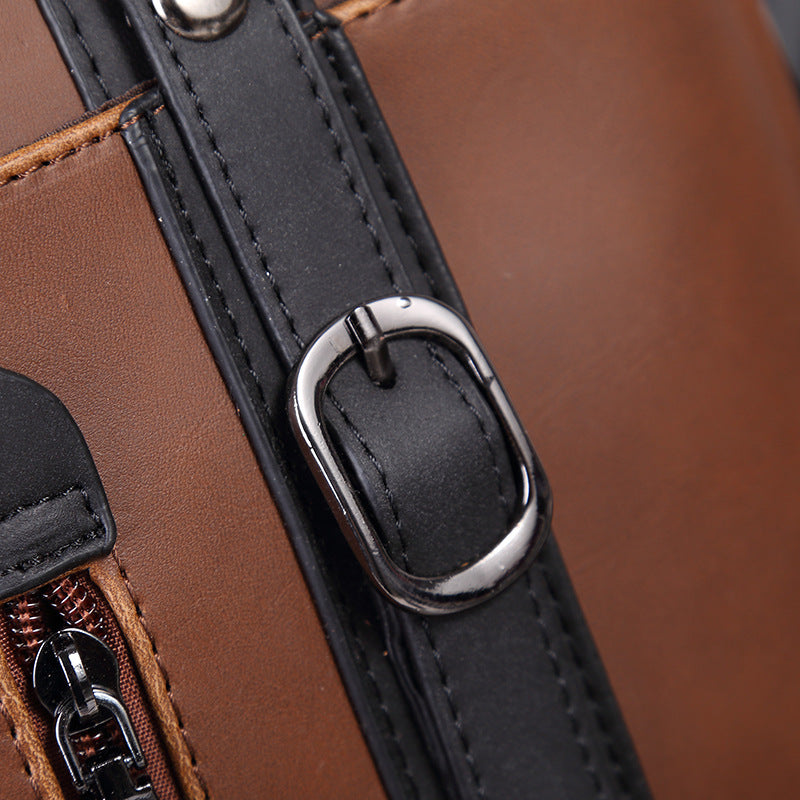 Men's PU Leather Messenger Bag