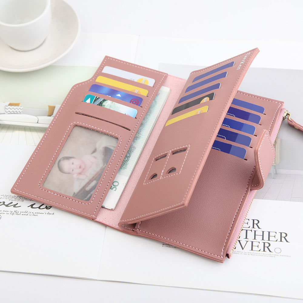 Wallet with Zipper in 6 Colors