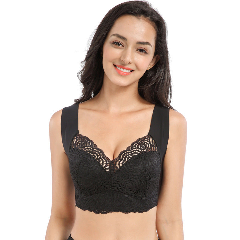 Padded Full Cup Lift Bra with Lace in 4 Colors