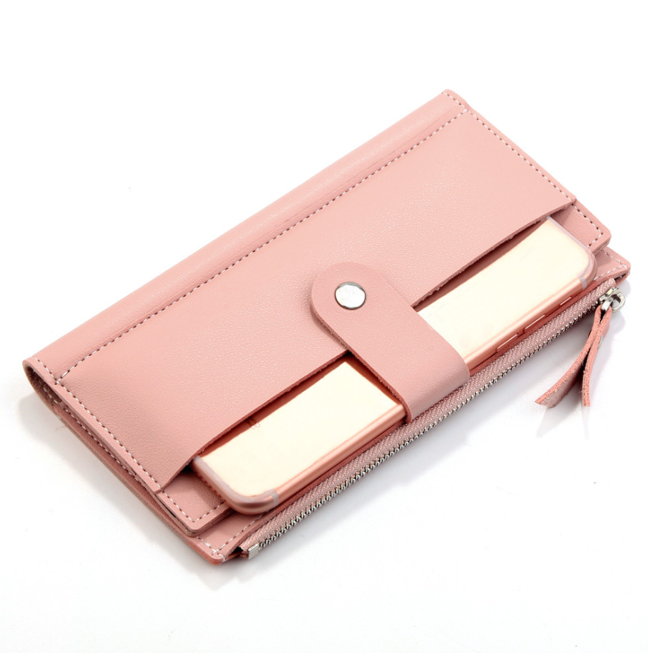 Dreifach gefaltete Clutch-Geldbörse in 6 Farben