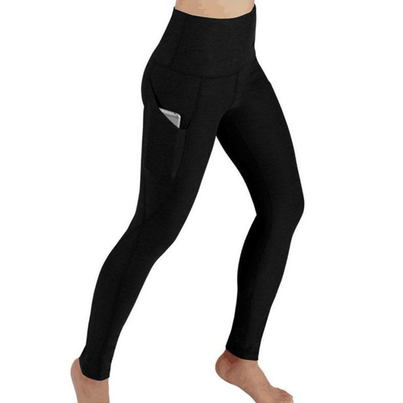 Solid Color Activewear Legging with Pocket in 6 Colors S-XL