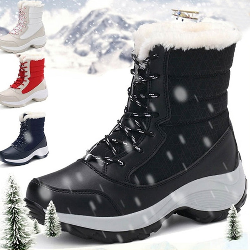 Plush Ankle Snow Boots in 4 Colors