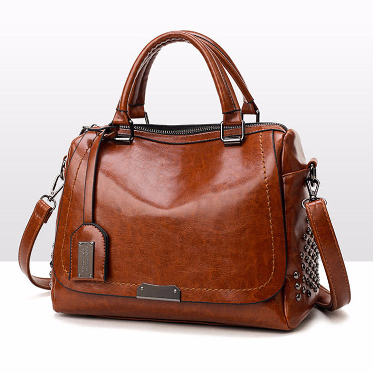 Soft Messenger Bag with Rhinestones in 3 Colors