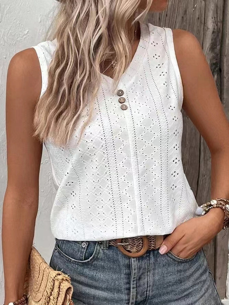 V-Neck Tank Top in 7 Colors S-3XL