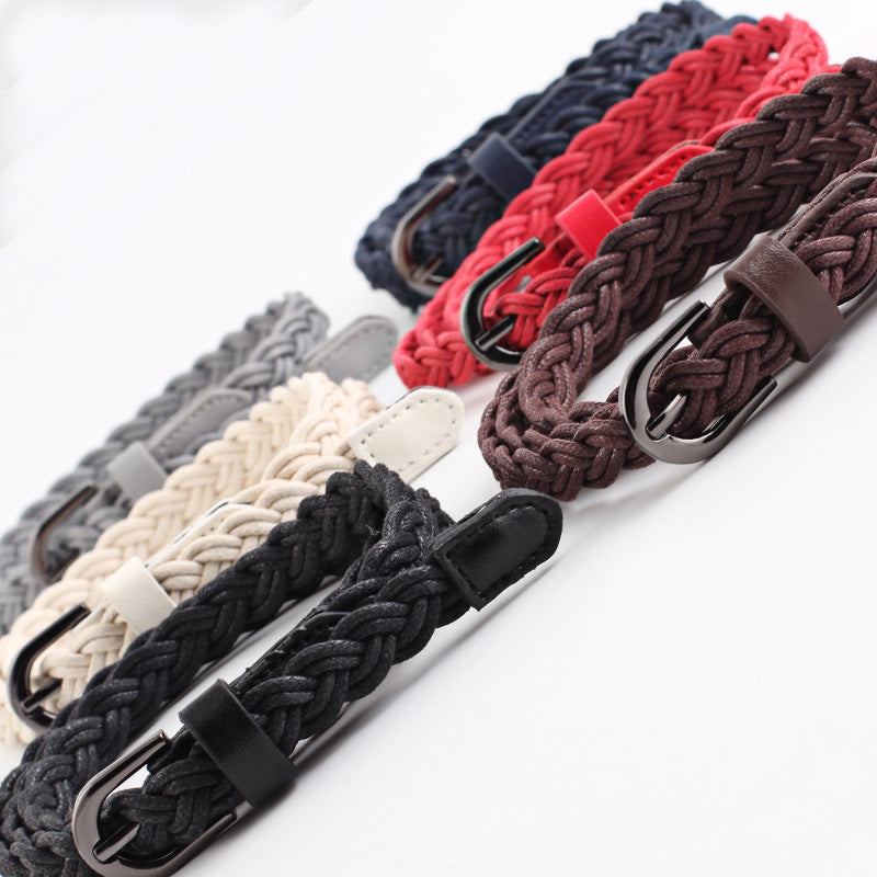 Ceinture tissée en 8 couleurs